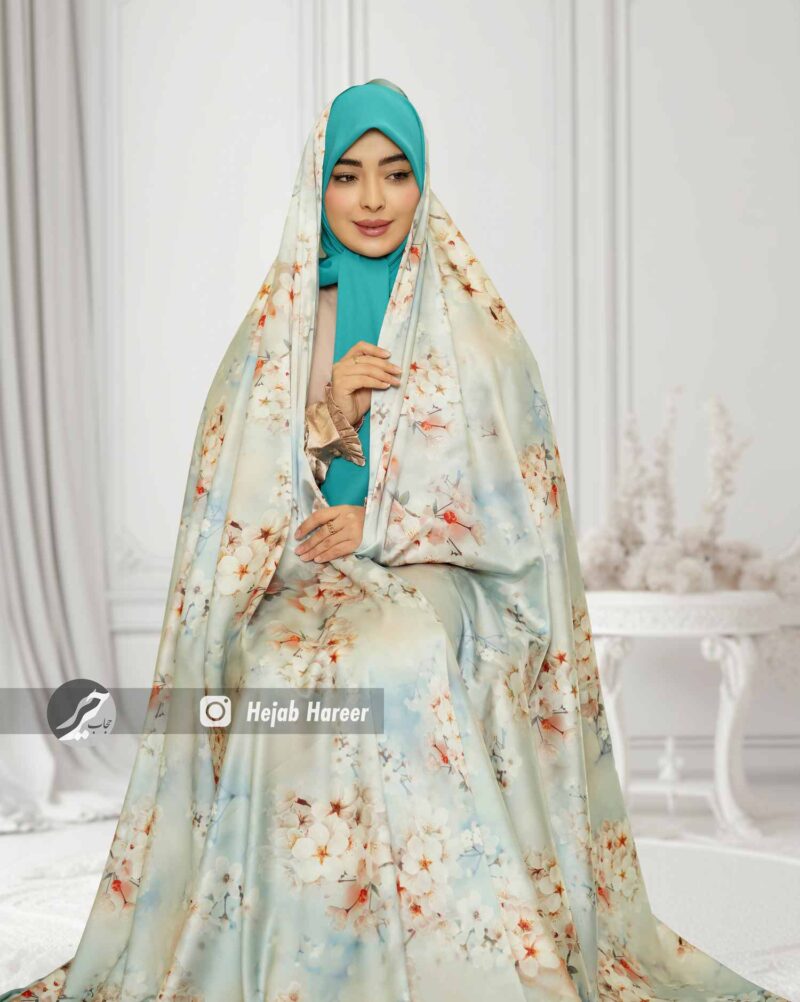 10554-2 چادر سیلک ایرانی کد 10554 - Image 1