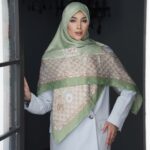 روسری رنگی طرح دار کد 10606