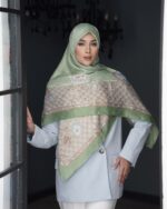 روسری رنگی طرح دار کد 10606