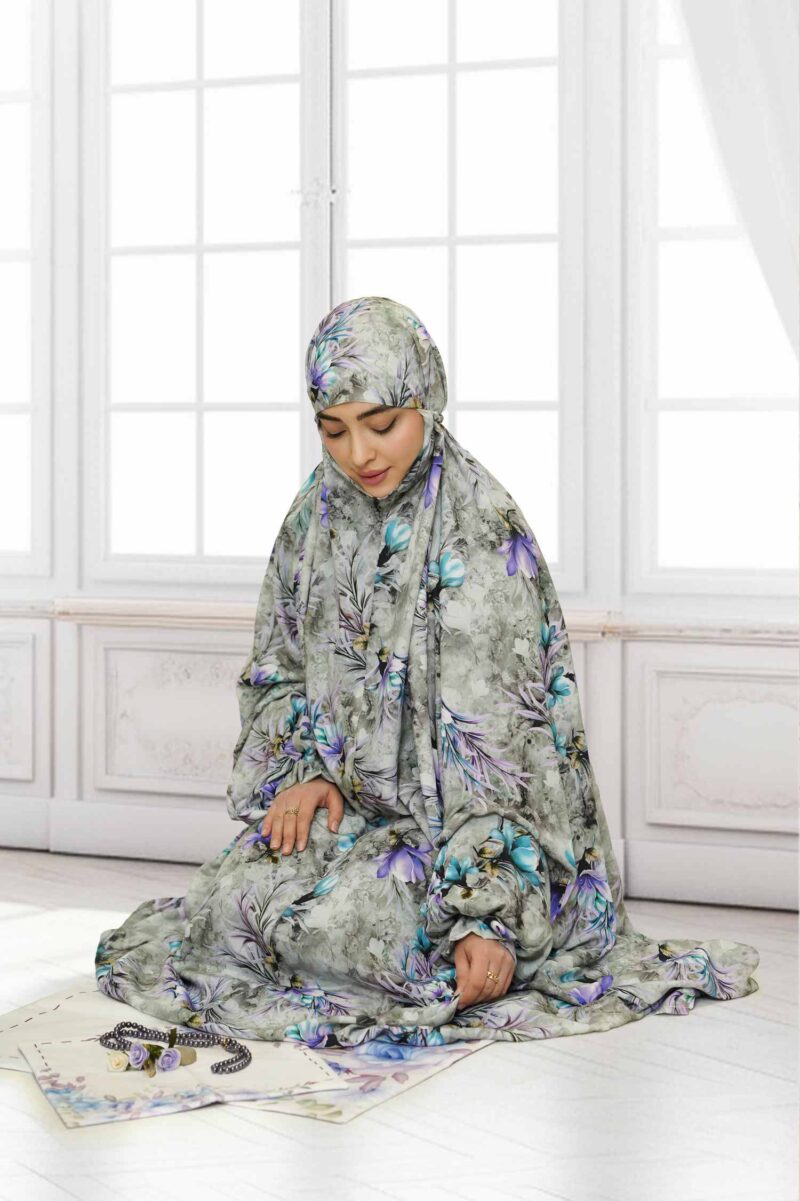 10622-1 چادر نماز آستین دار کد 10622 - Image 1