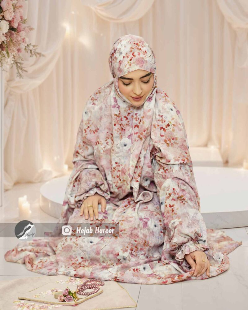 10625-2 چادر نماز آستین دار کد 10625 - Image 1