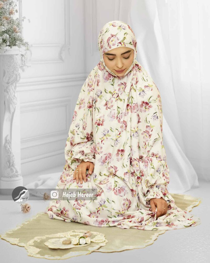 10629-2 چادر نماز آستین دار کد 10629 - Image 1