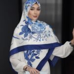 روسری رنگی طرح دار کد 10662