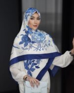 روسری رنگی طرح دار کد 10662