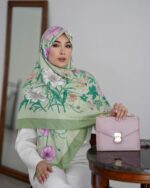 روسری رنگی طرح دار کد 10663