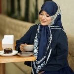 روسری رنگی طرح دار کد 10713