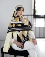 روسری رنگی طرح دار کد 10716