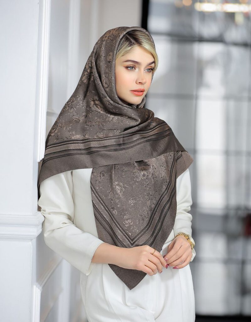 روسری رنگی طرح دار کد 10726 - Image 5