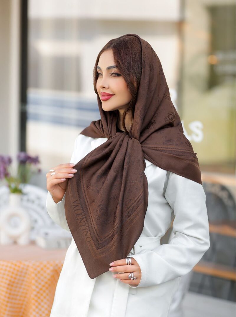 روسری رنگی طرح دار کد 10726 - Image 9