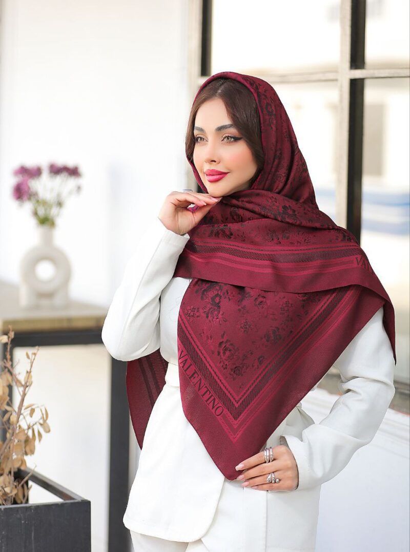 روسری رنگی طرح دار کد 10726 - Image 10