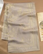 روسری رنگی طرح دار کد 10727 - Image 5