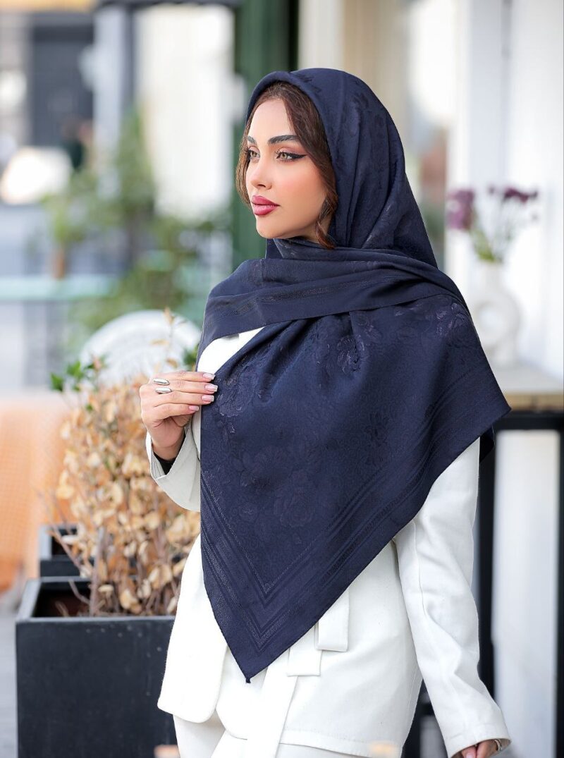 روسری رنگی طرح دار کد 10727 - Image 2