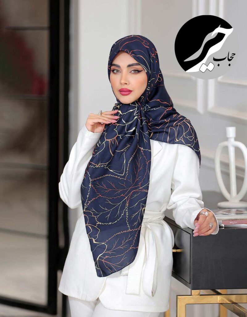 10745 روسری رنگی طرح دار کد 10745 - Image 1