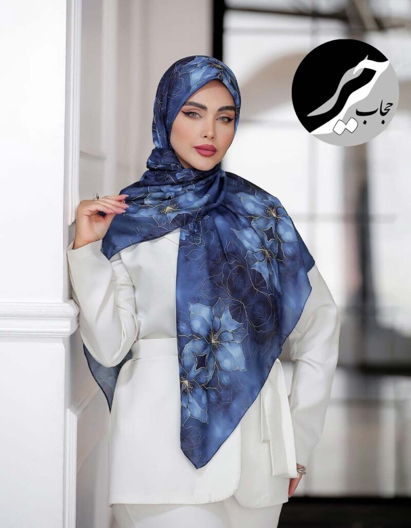 روسری رنگی طرح دار کد 10746 - Image 1