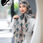 روسری رنگی طرح دار کد 10752