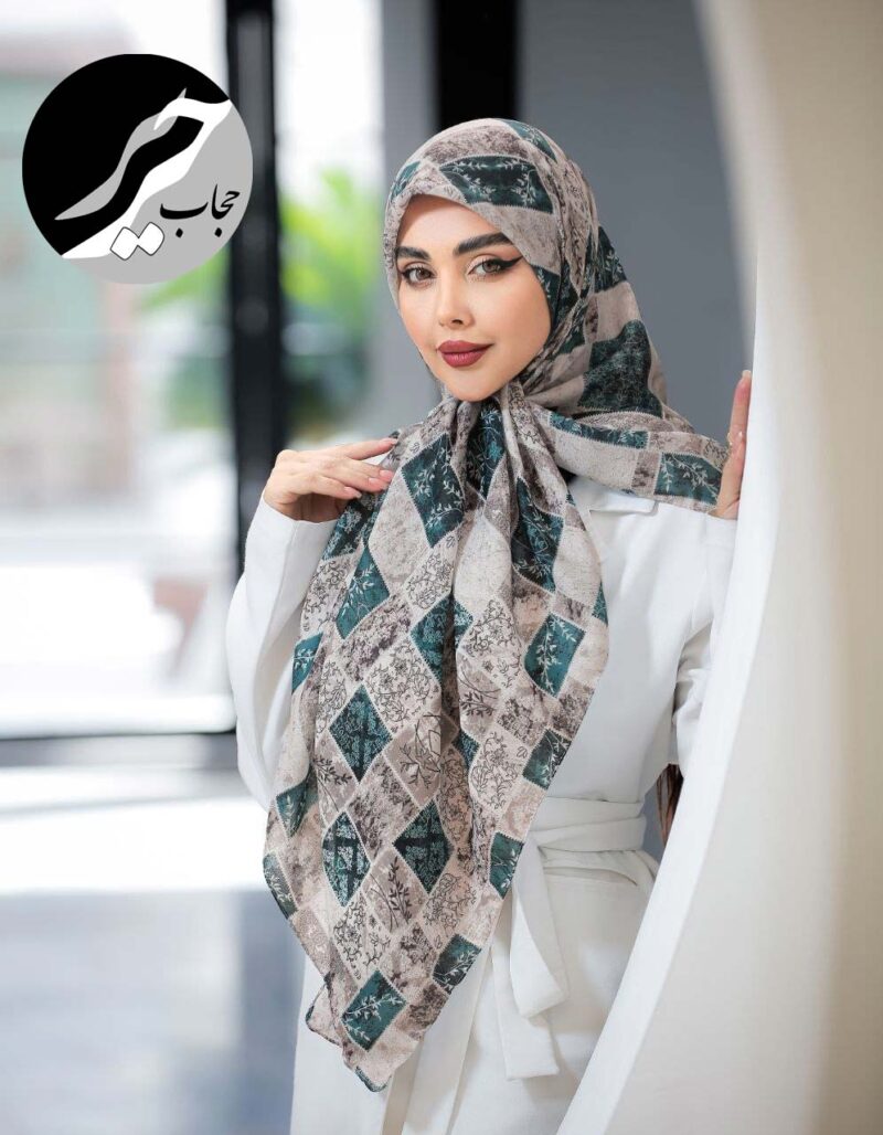 روسری رنگی طرح دار کد 10752 - Image 1