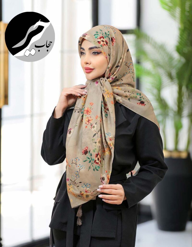 روسری رنگی طرح دار کد 10753 - Image 1
