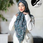 روسری رنگی طرح دار کد 10754
