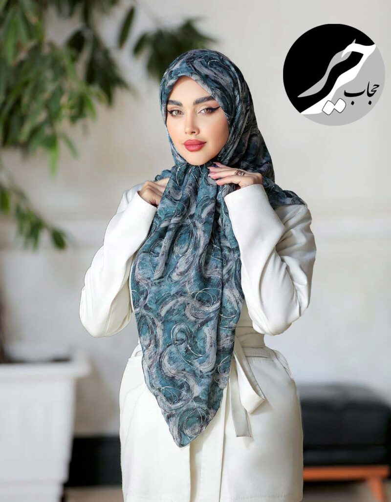 روسری رنگی طرح دار کد 10754 - Image 1