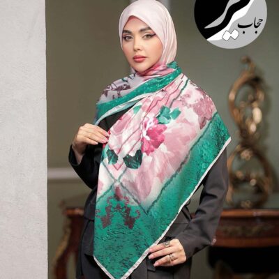 روسری رنگی طرح دار کد 10757