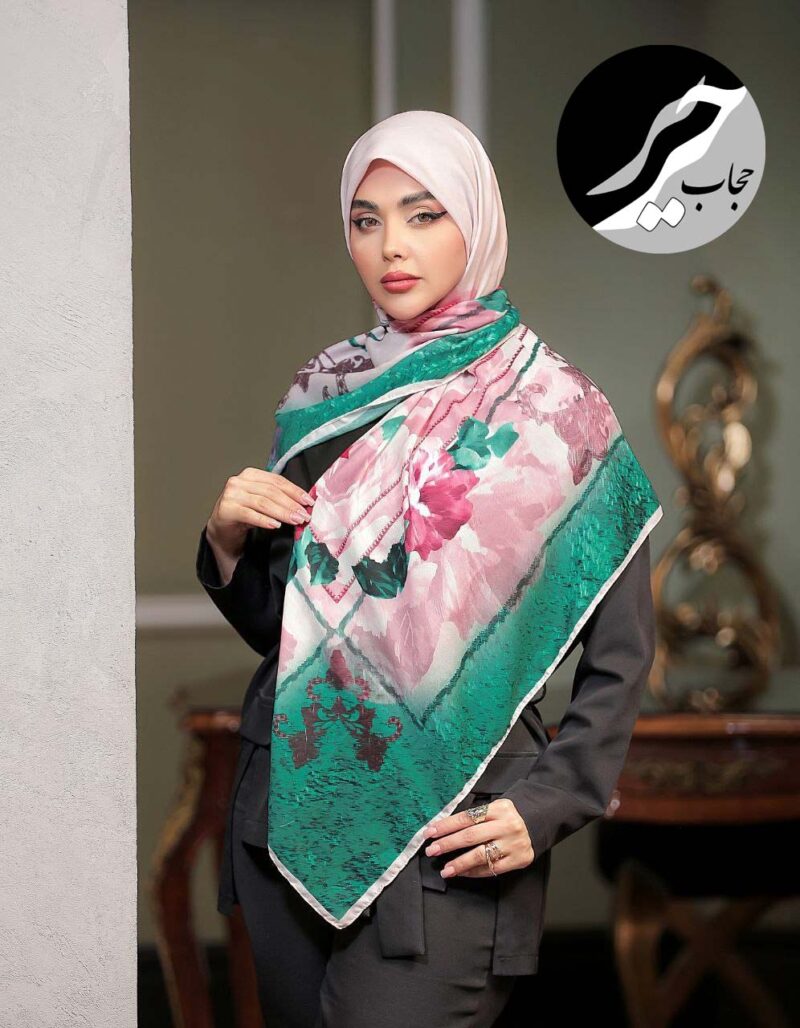روسری رنگی طرح دار کد 10757 - Image 1
