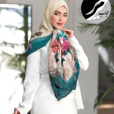روسری رنگی طرح دار کد 10760
