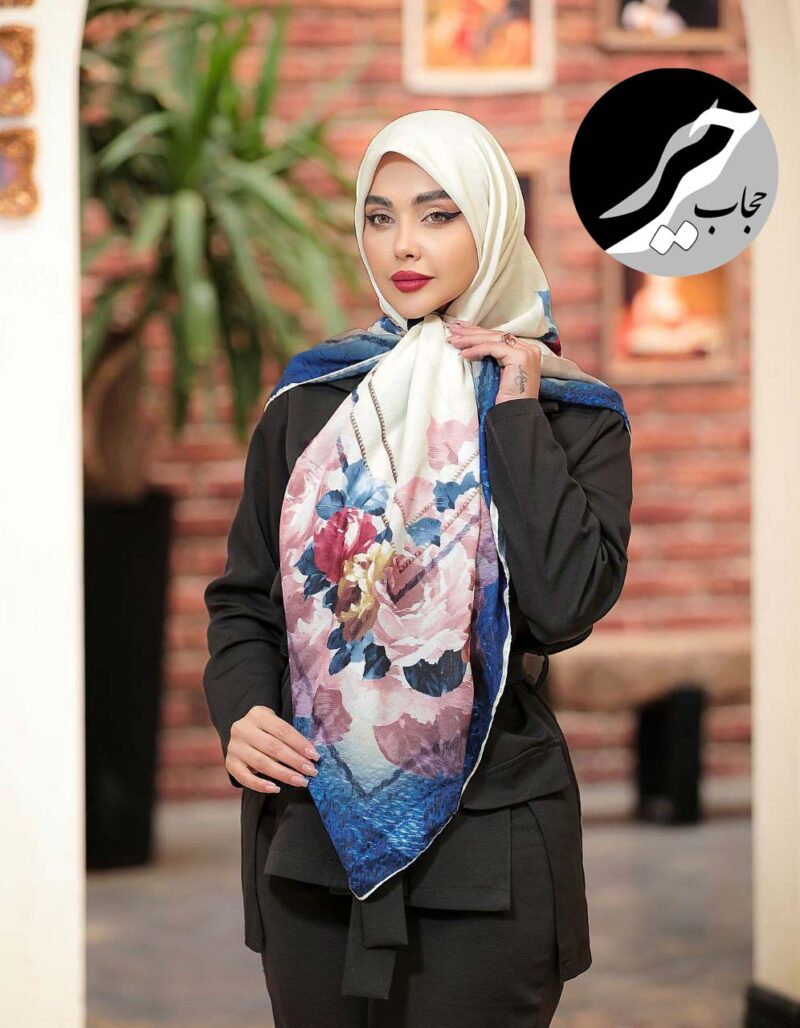 روسری رنگی طرح دار کد 10761 - Image 1