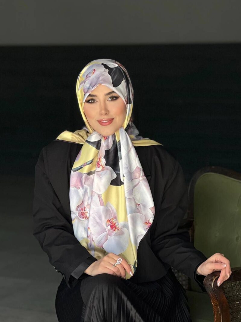 روسری رنگی طرح دار کد 10770 - Image 1