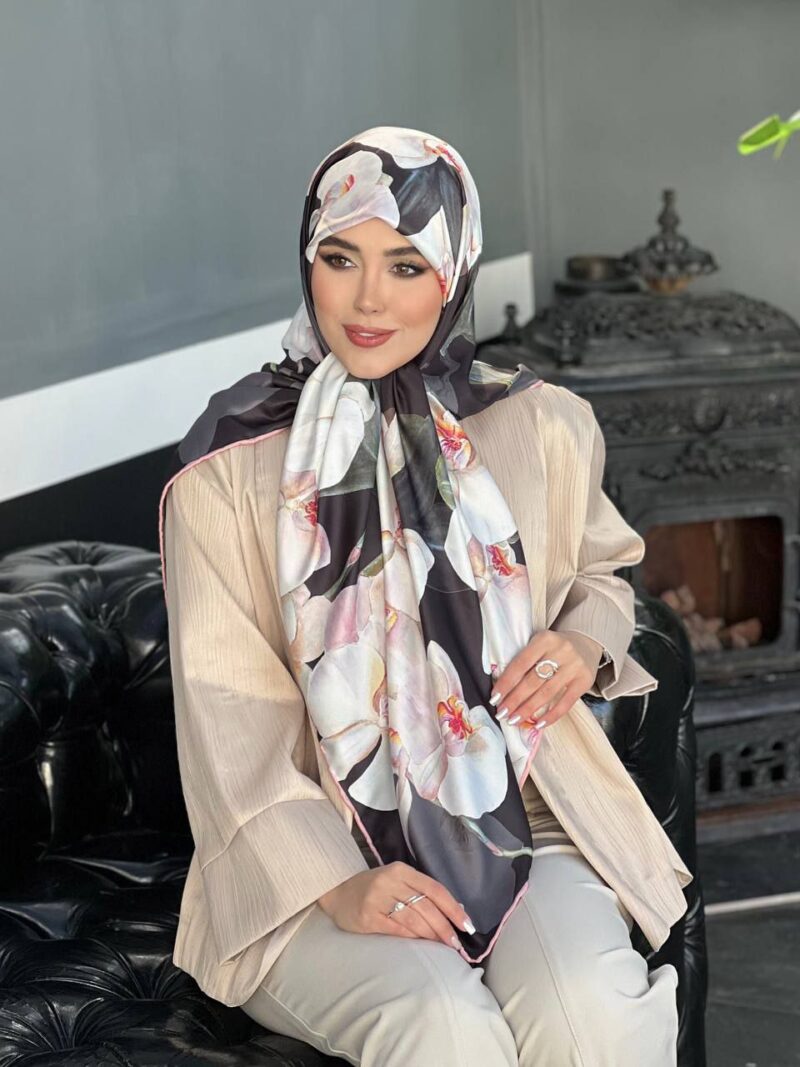 روسری رنگی طرح دار کد 10771 - Image 1