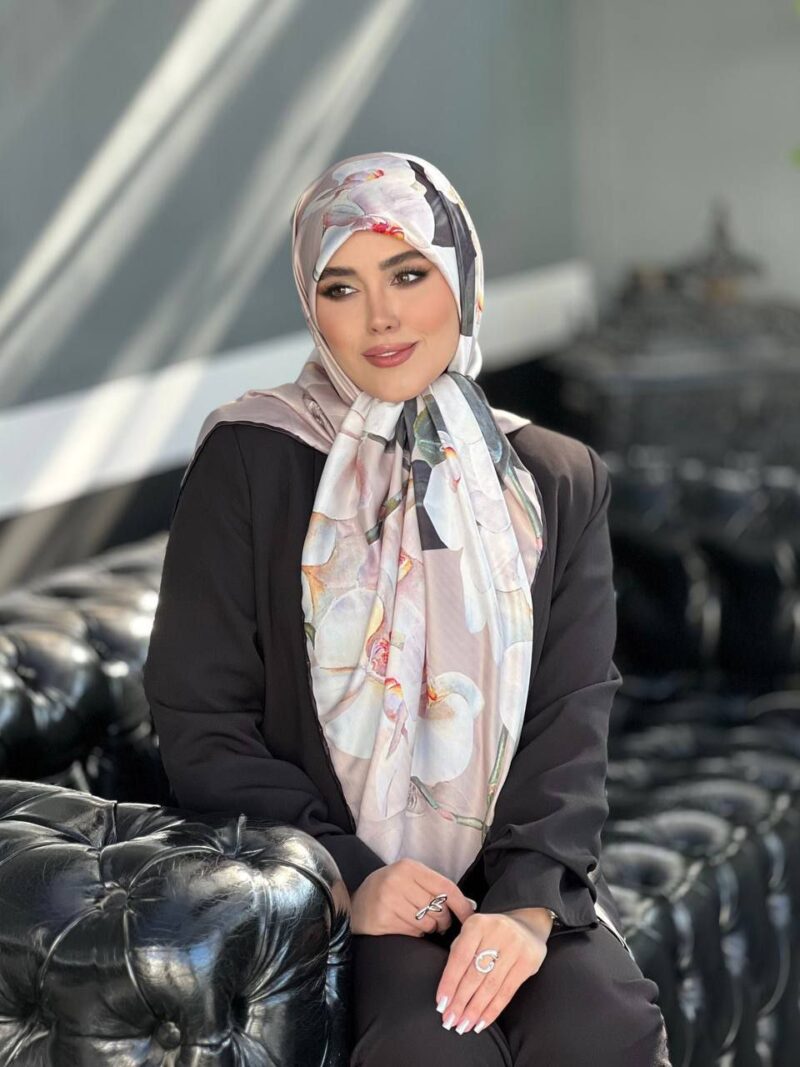 روسری رنگی طرح دار کد 10772 - Image 1