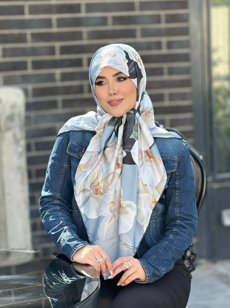 روسری رنگی طرح دار کد 10775 - Image 1