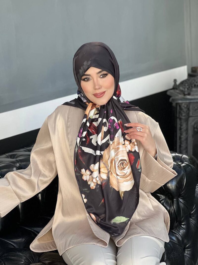 روسری رنگی طرح دار کد 10777 - Image 1