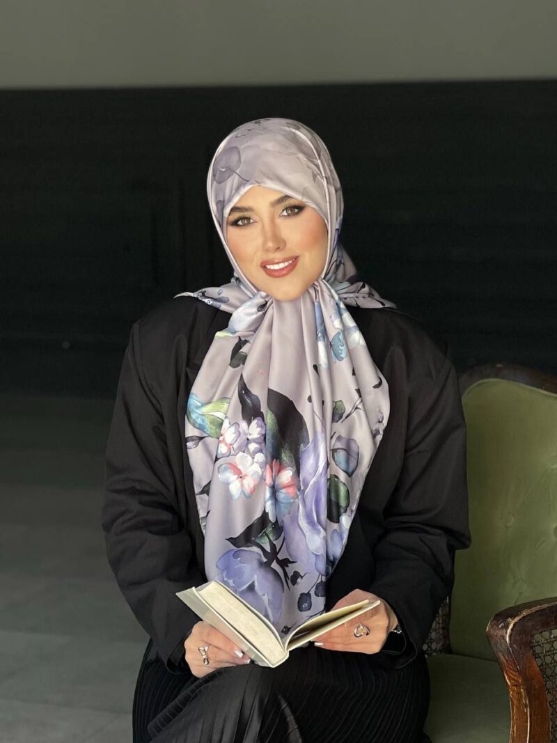 10778 روسری رنگی طرح دار کد 10778 - Image 1