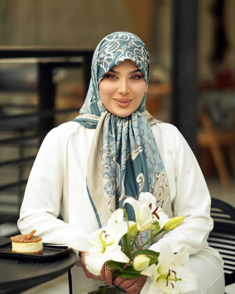 روسری رنگی طرح دار کد 10783 - Image 1