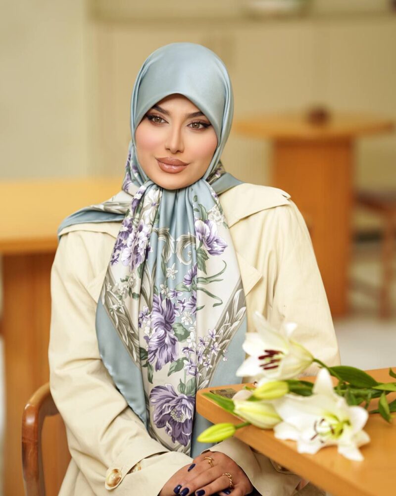 روسری رنگی طرح دار کد 10791 - Image 1