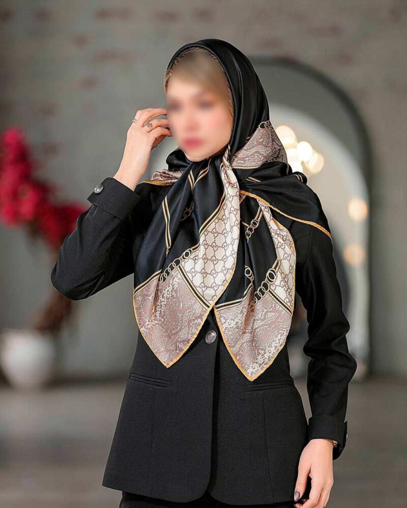 10798 روسری رنگی طرح دار کد 10798 - Image 1