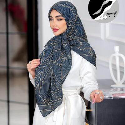 روسری رنگی طرح دار کد 10825