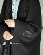 چادر مشکی عربی گلدوزی شده کد 16031 - Image 2