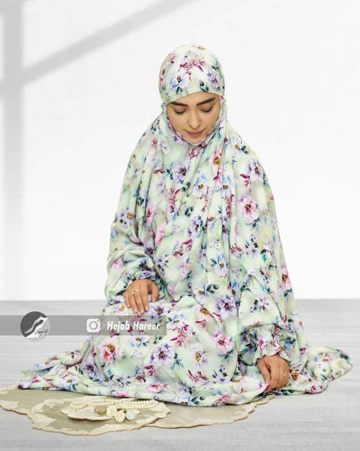 16055 چادر نماز کیسه ای کد 16055 - Image 1