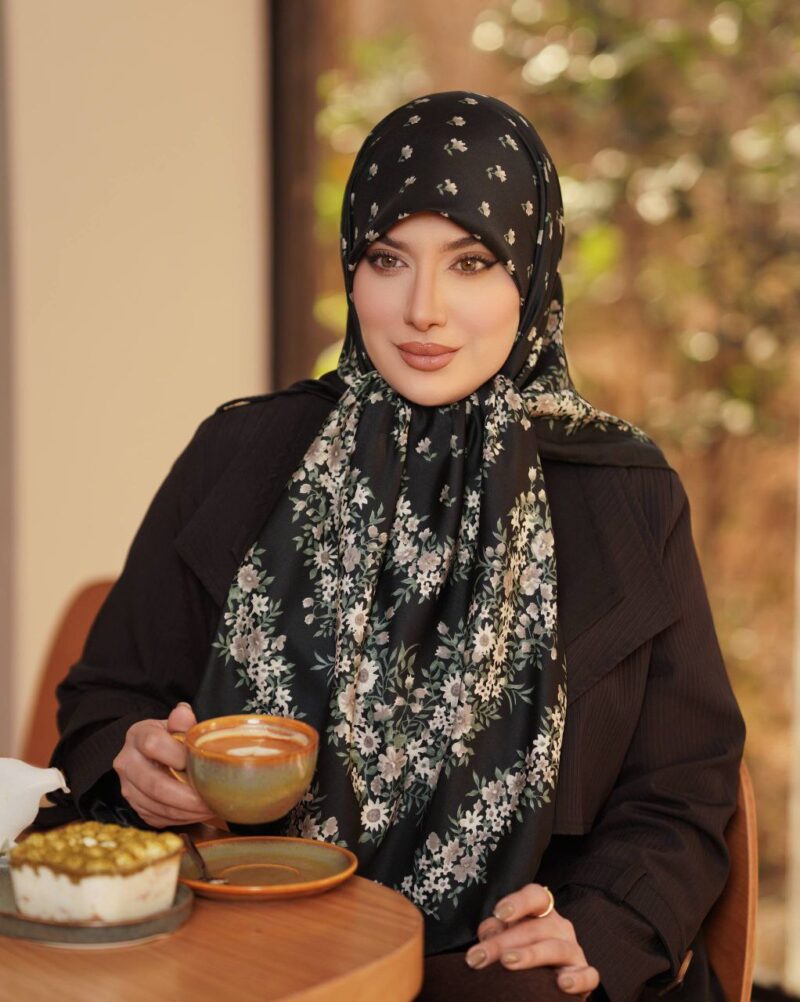 روسری رنگی طرح دار کد 16099 - Image 1