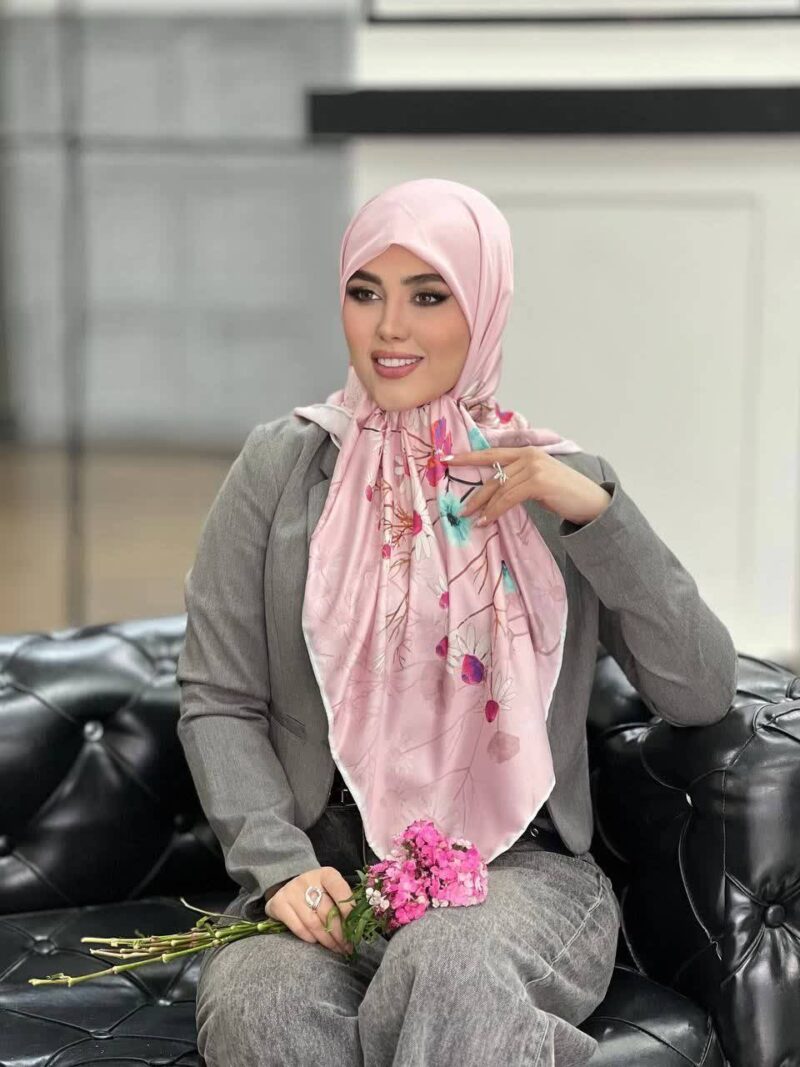 روسری رنگی طرح دار کد 16143 - Image 1