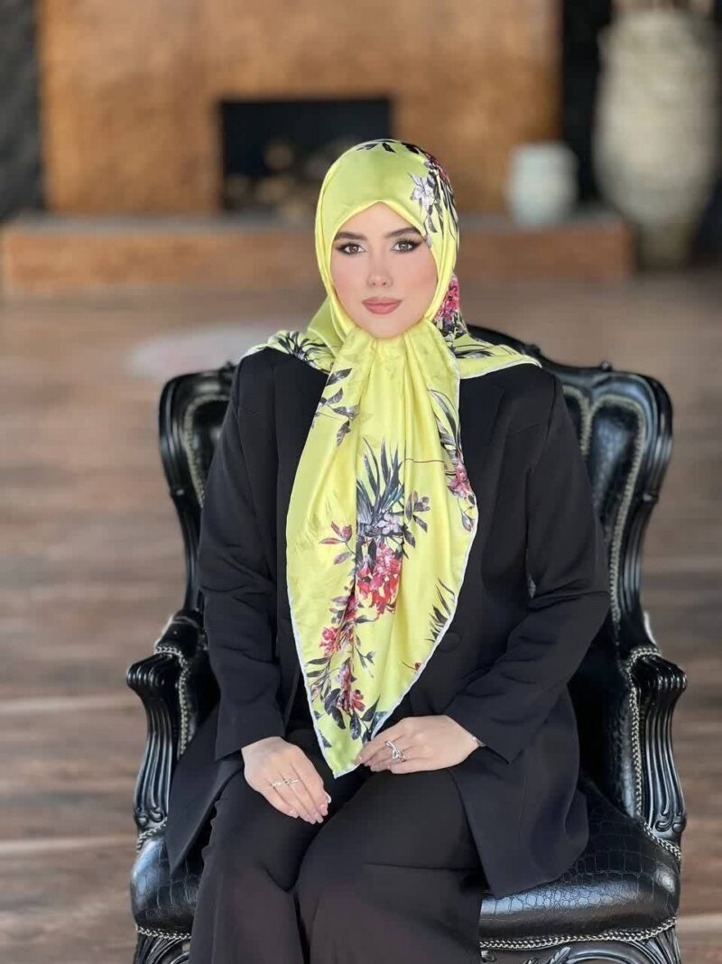 روسری رنگی طرح دار کد 16148 - Image 1