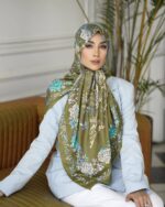 روسری رنگی طرح دار کد 16152