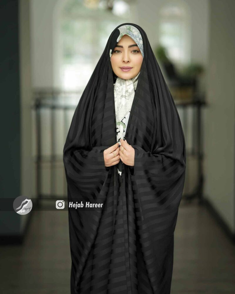 قواره چادر لاین ابریشم کد 16187 - Image 3