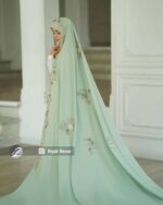 چادر عروس کد 16200