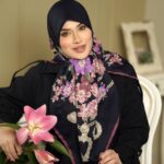 روسری رنگی طرح دار کد 16287