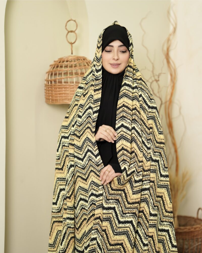 چادر رنگی کرپ حریر کد 16225 - Image 1