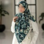 روسری رنگی طرح دار کد 16331