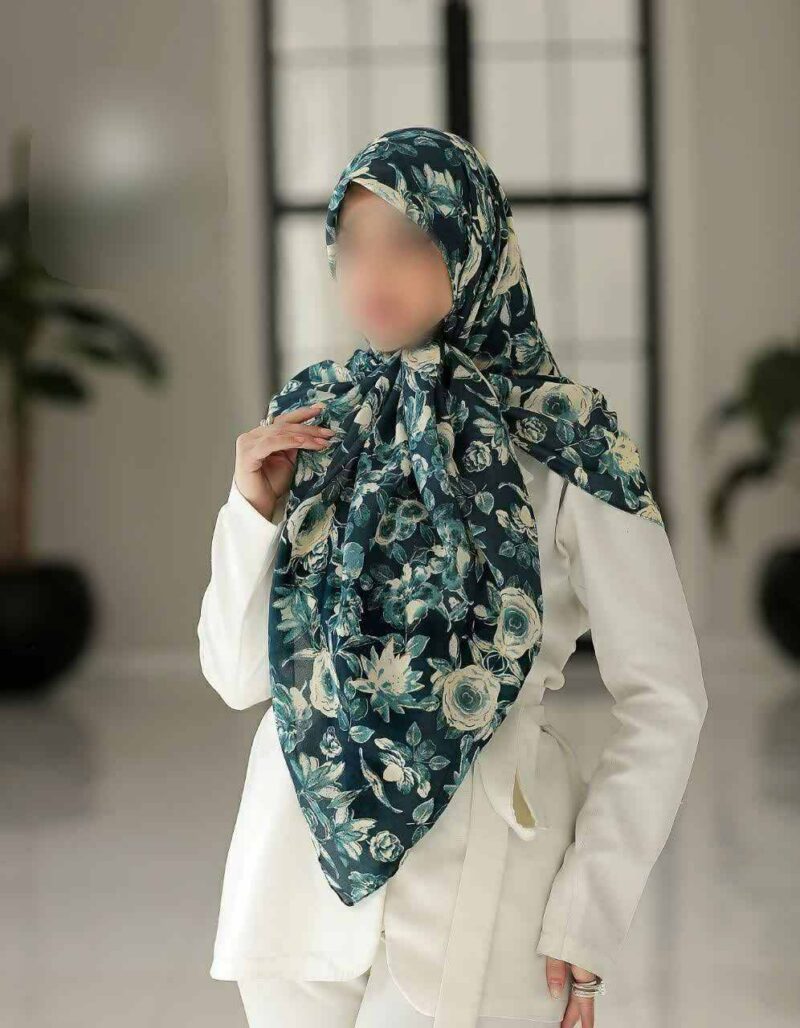 روسری رنگی طرح دار کد 16333 - Image 1