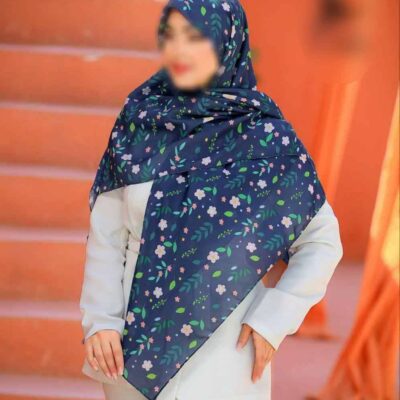 روسری رنگی طرح دار کد 16363